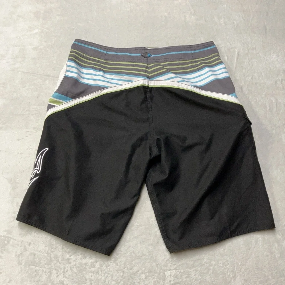 Vintage Y2K O'Neill Boardshorts Spellout Script Logo 2000s Surf 34 / Fits 36x11